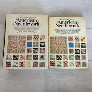 Vtg Women’s Day American Needlework book of patterns and instructions - Box Set